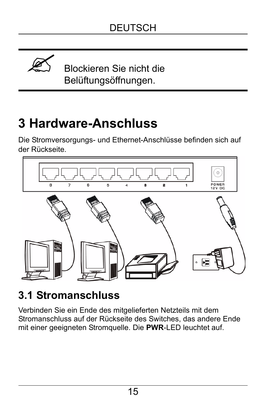 ZyXEL Communications GS-105B User Manual | Page 15 / 48