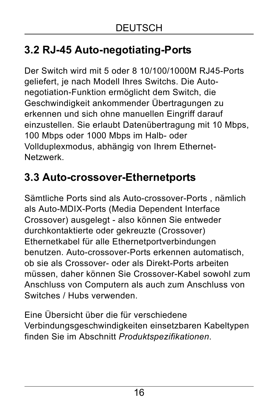 ZyXEL Communications GS-105B User Manual | Page 16 / 48