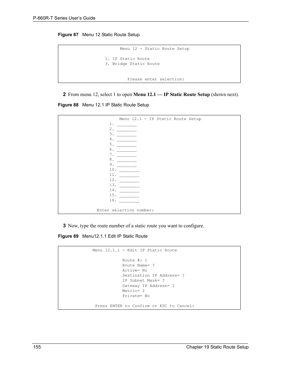 ZyXEL Communications ADSL2+ Ethernet Gateway P-660R-T Series User Manual | Page 155 / 302