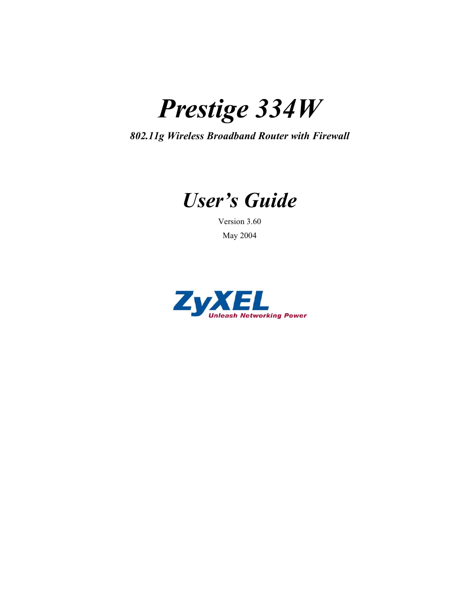 ZyXEL Communications P-334W User Manual | 496 pages