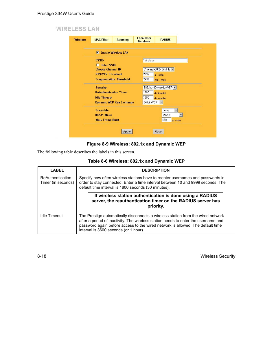 ZyXEL Communications P-334W User Manual | Page 116 / 496