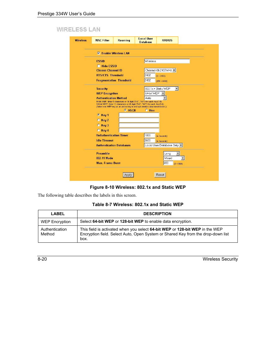 ZyXEL Communications P-334W User Manual | Page 118 / 496