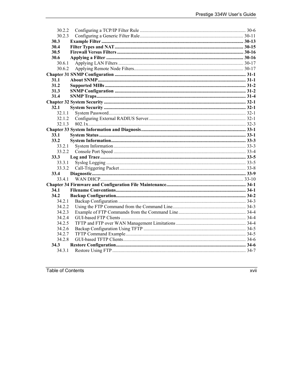 ZyXEL Communications P-334W User Manual | Page 17 / 496