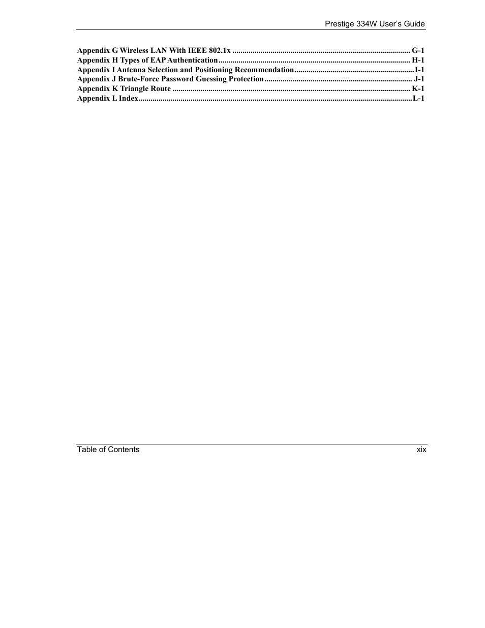 ZyXEL Communications P-334W User Manual | Page 19 / 496