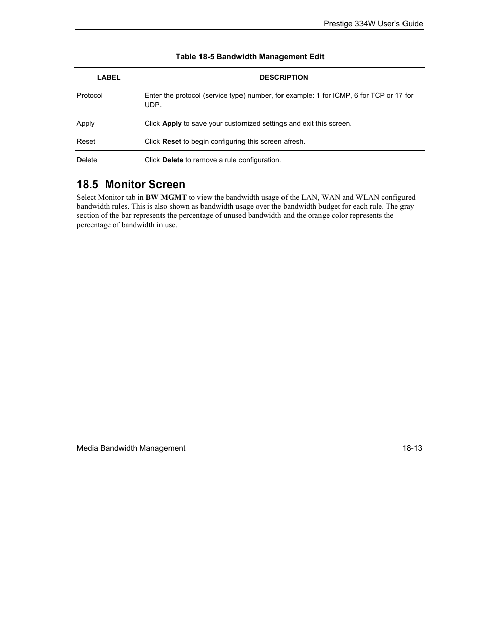 Monitor screen, 5 monitor screen | ZyXEL Communications P-334W User Manual | Page 267 / 496