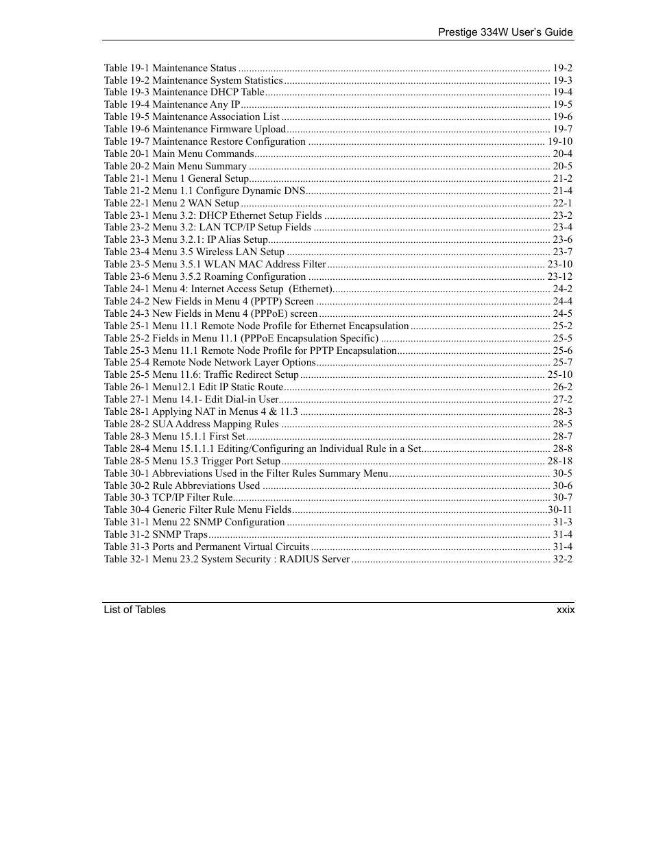 ZyXEL Communications P-334W User Manual | Page 29 / 496