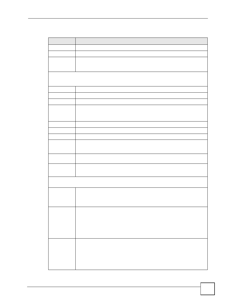Table 46 advanced application > policy rule | ZyXEL Communications GS-4024 User Manual | Page 159 / 462