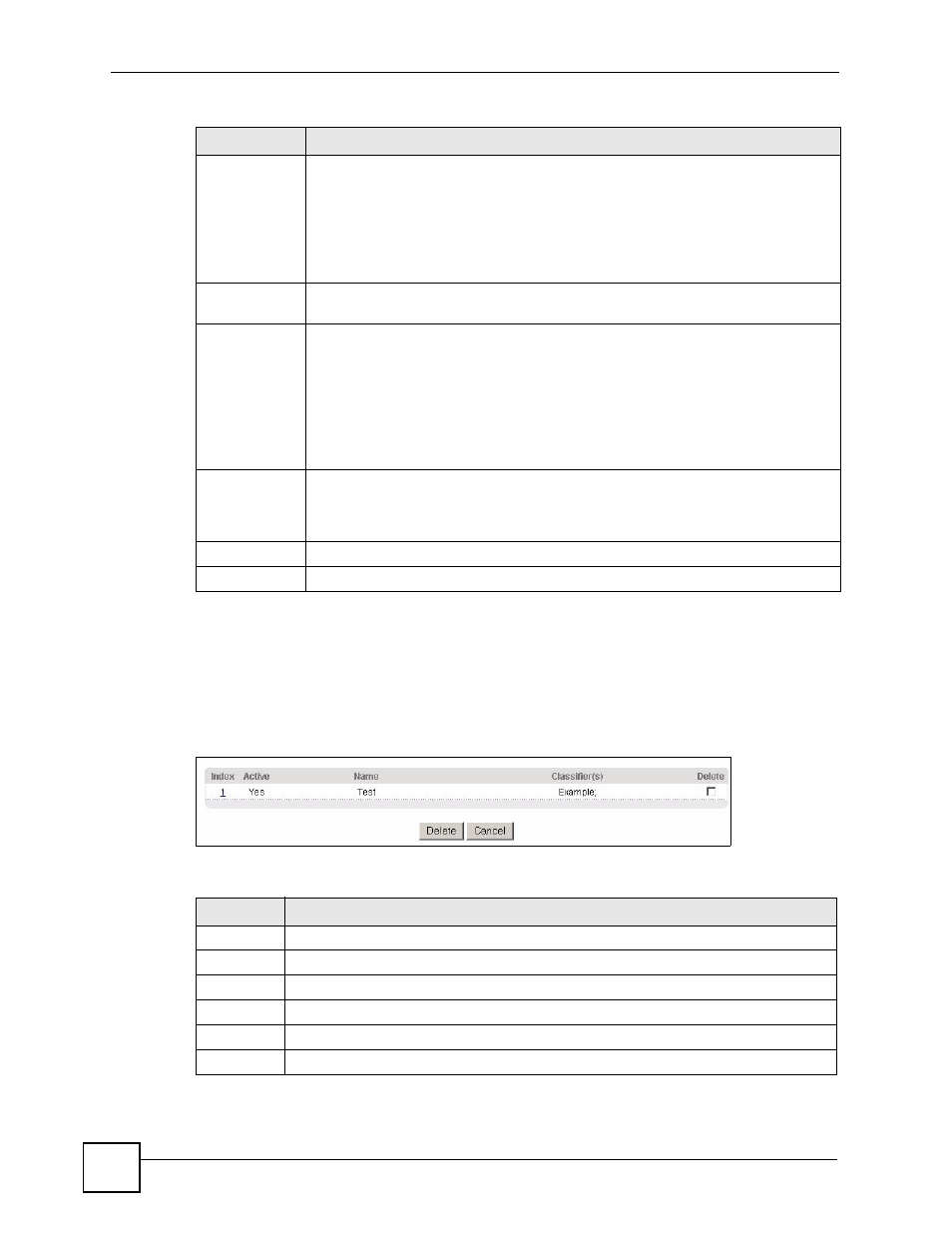 3 viewing and editing policy configuration | ZyXEL Communications GS-4024 User Manual | Page 160 / 462