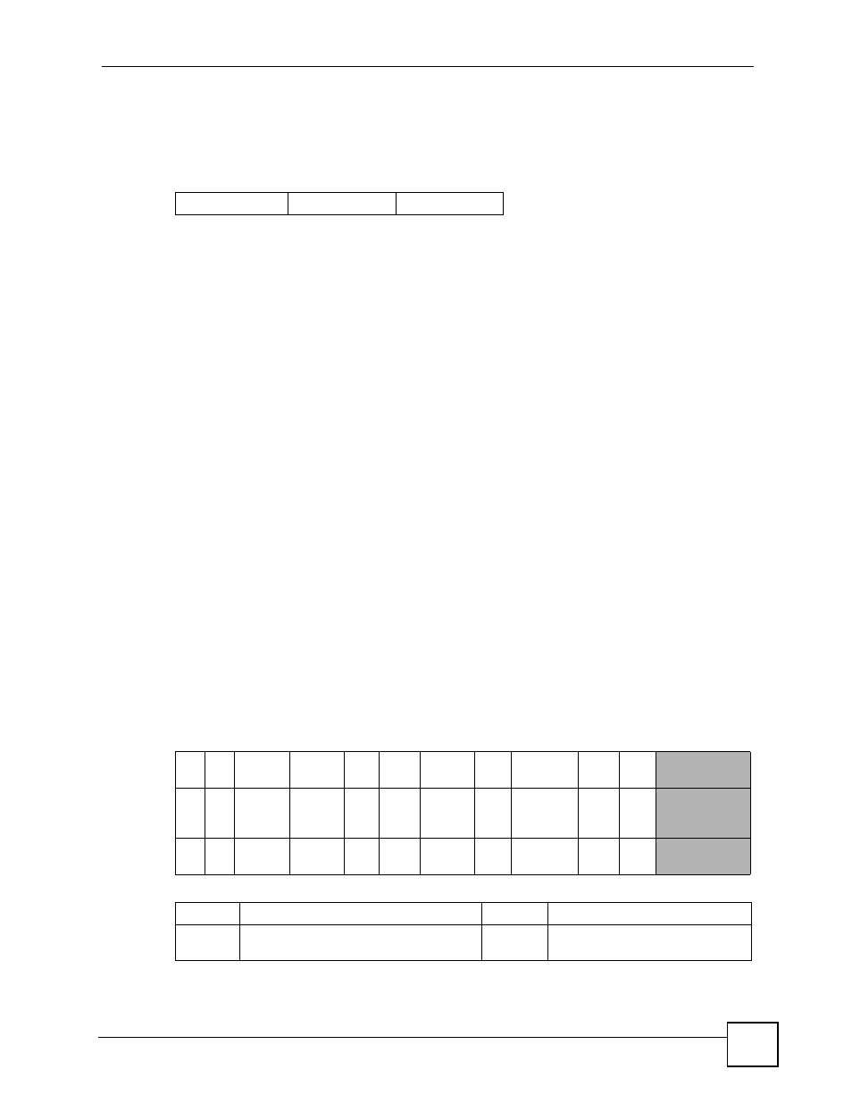 3 vlan tag format, 1 frame format, Table 49 vlan tag format | Table 51 802.1q frame | ZyXEL Communications GS-4024 User Manual | Page 167 / 462