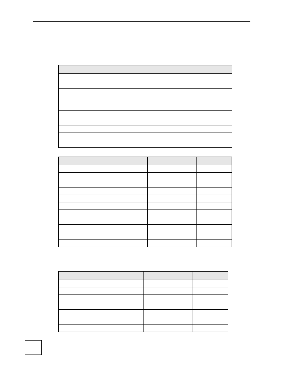ZyXEL Communications GS-4024 User Manual | Page 196 / 462