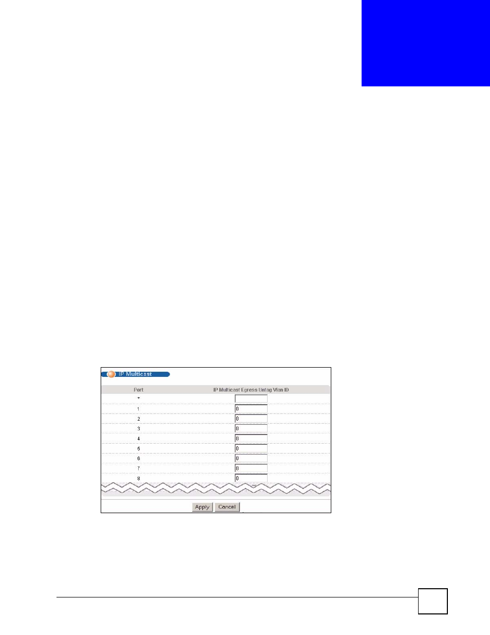 Ip multicast, 1 ip multicast overview, 2 configuring multicast | Chapter 31 ip multicast, Figure 137 ip multicast, Ip multicast (249) | ZyXEL Communications GS-4024 User Manual | Page 249 / 462