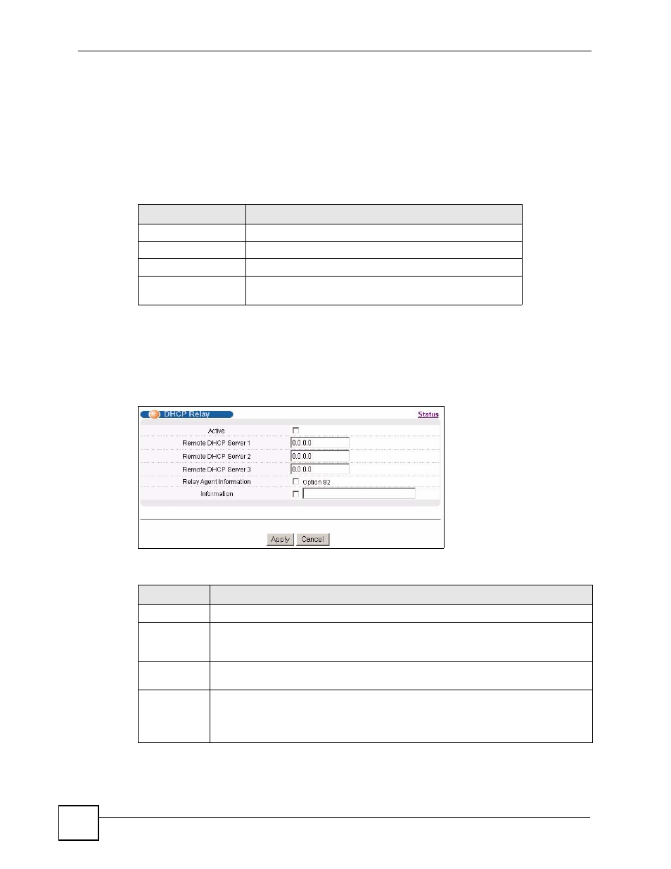 2 configuring dhcp global relay, Figure 147 ip application > dhcp > global, Table 102 relay agent information | Table 103 ip application > dhcp > global | ZyXEL Communications GS-4024 User Manual | Page 262 / 462