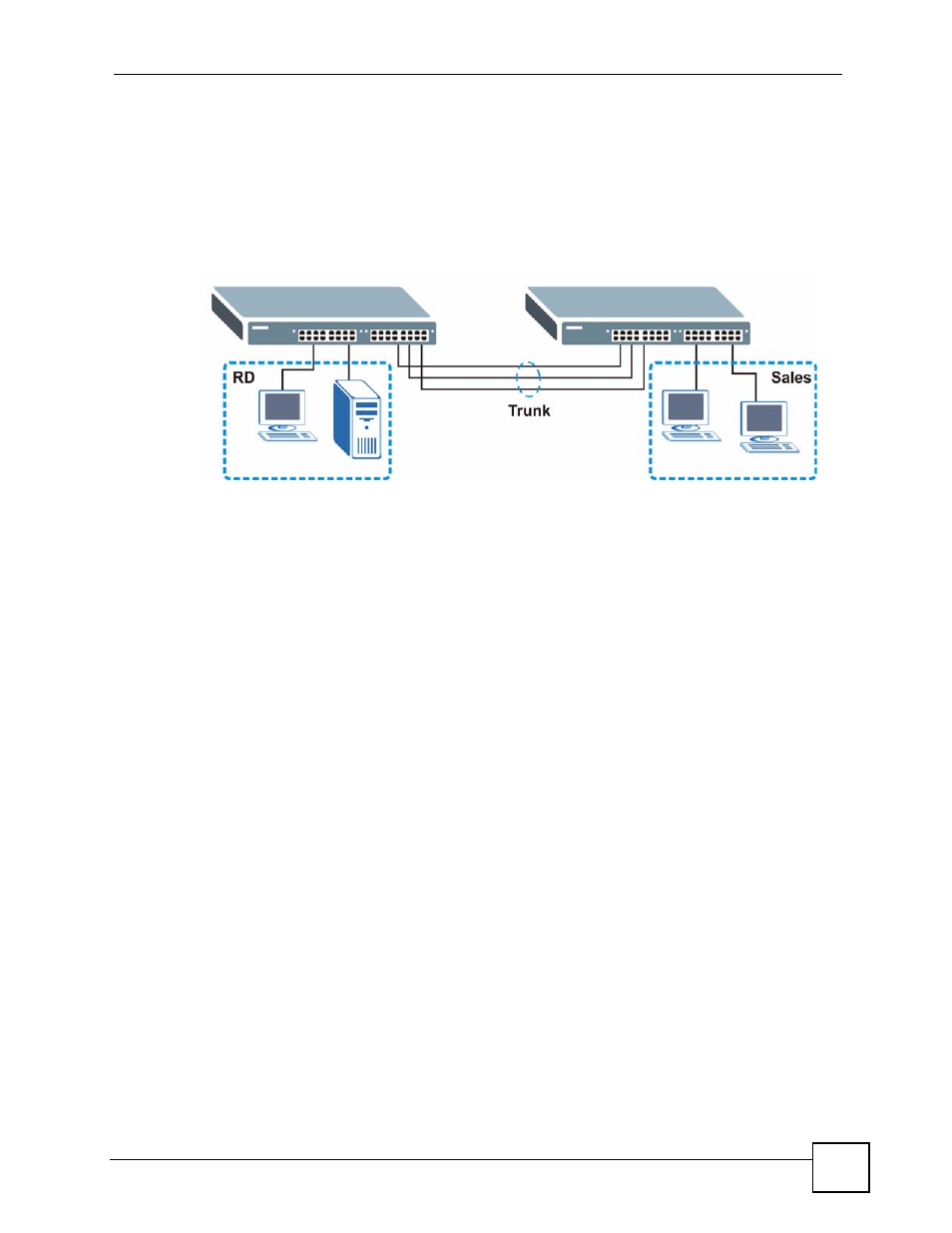4 ieee 802.1q vlan application examples | ZyXEL Communications GS-4024 User Manual | Page 39 / 462