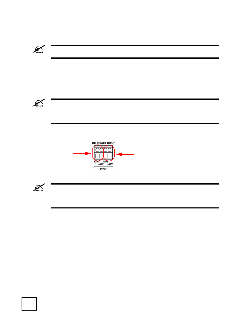 2 dc power connection, Figure 18 terminal block pairs | ZyXEL Communications GS-4024 User Manual | Page 50 / 462