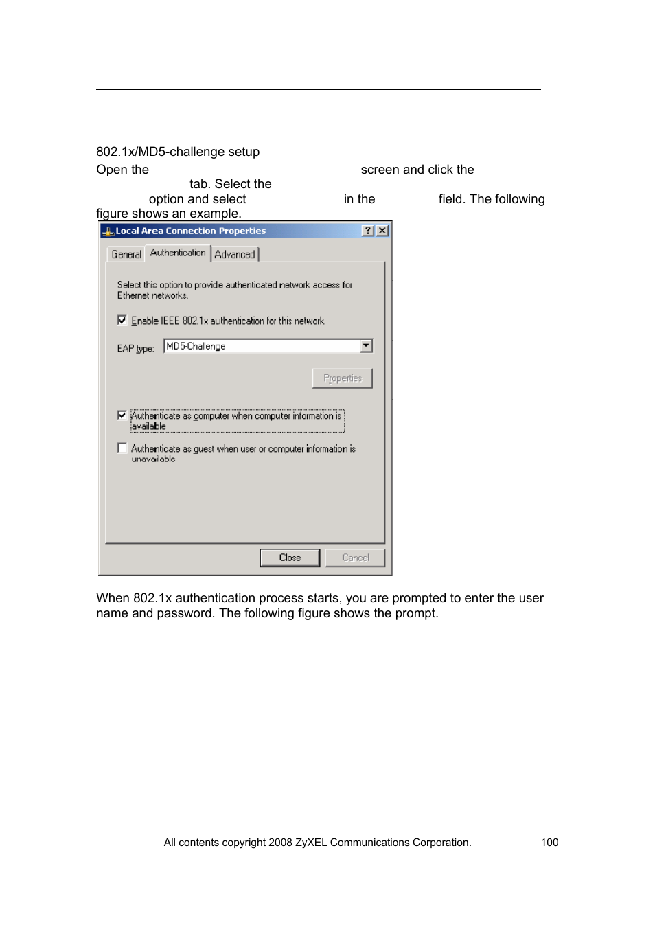 ZyXEL Communications VES-1616 User Manual | Page 101 / 118
