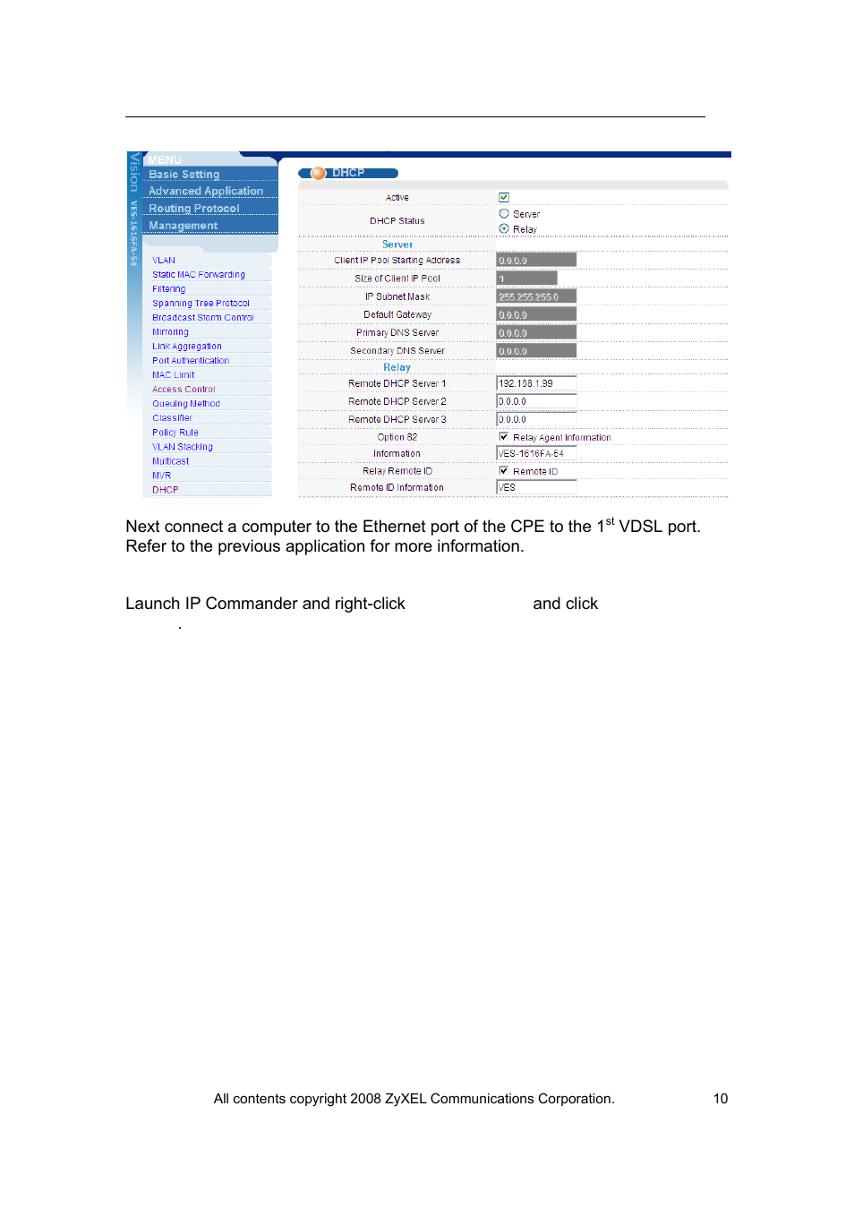 ZyXEL Communications VES-1616 User Manual | Page 11 / 118
