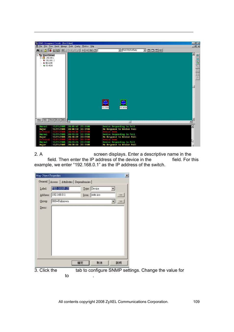 ZyXEL Communications VES-1616 User Manual | Page 110 / 118
