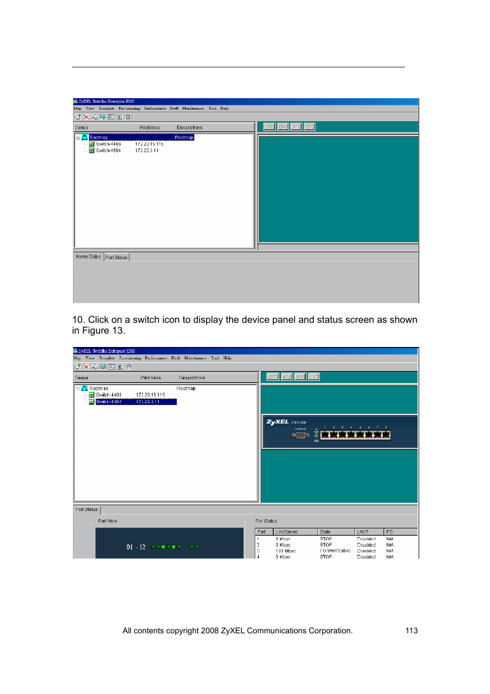 ZyXEL Communications VES-1616 User Manual | Page 114 / 118