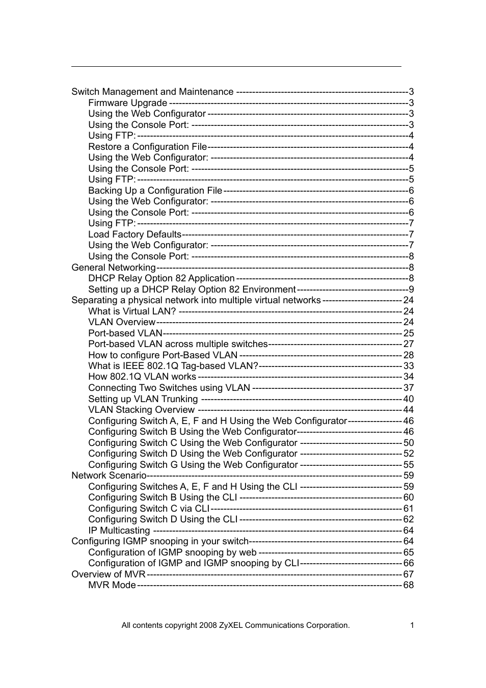 ZyXEL Communications VES-1616 User Manual | Page 2 / 118