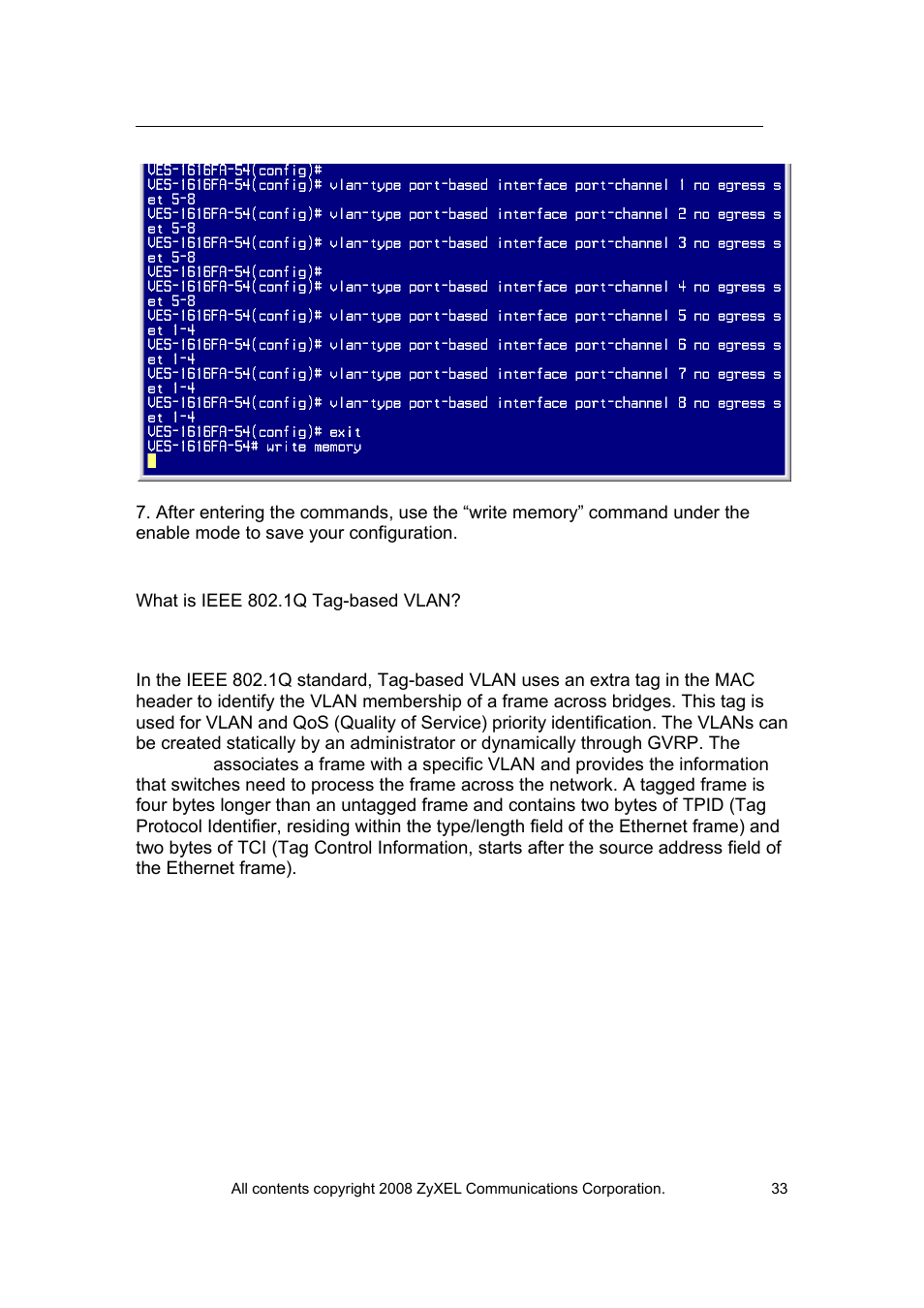 Tag-based vlan overview | ZyXEL Communications VES-1616 User Manual | Page 34 / 118