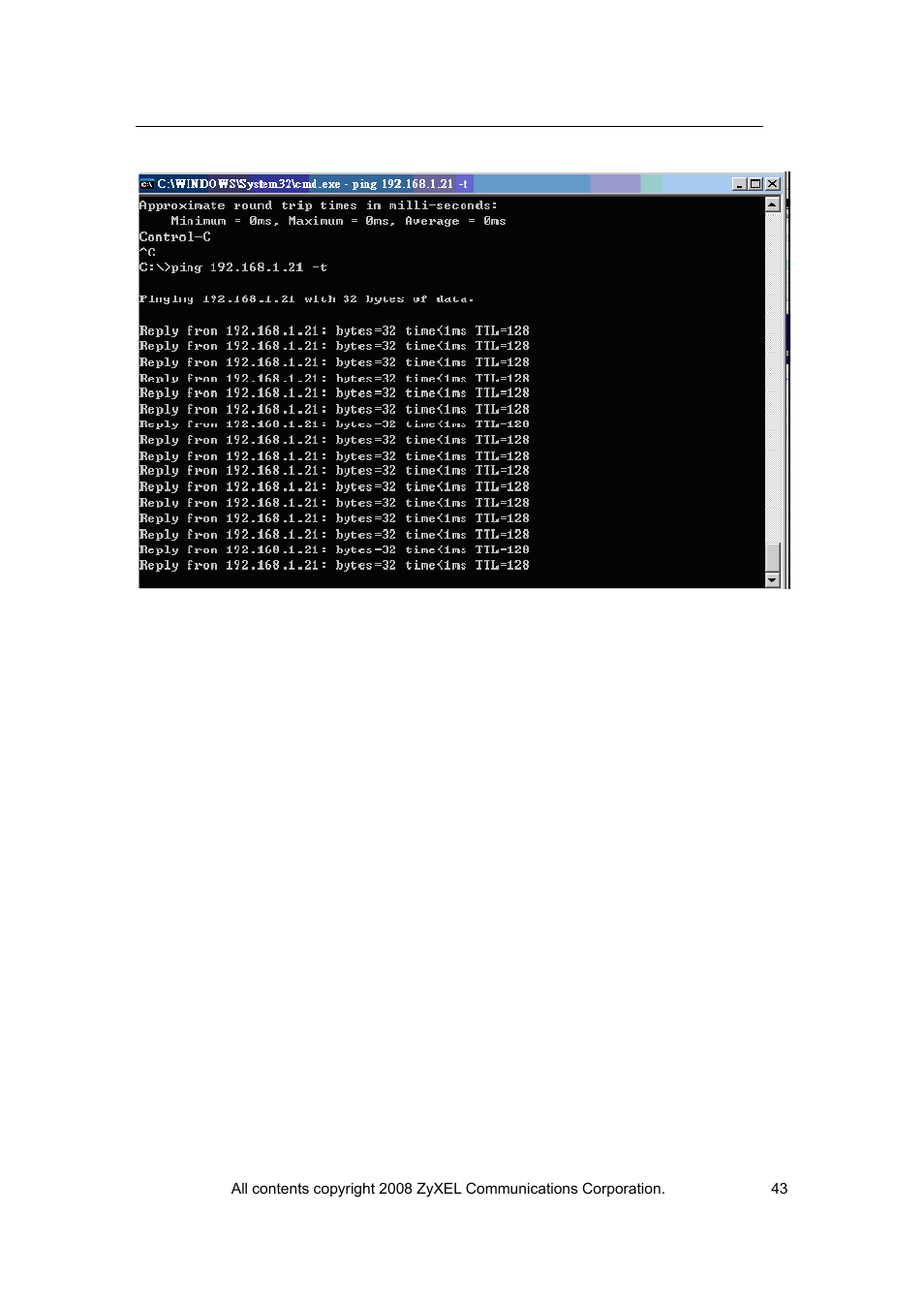 ZyXEL Communications VES-1616 User Manual | Page 44 / 118