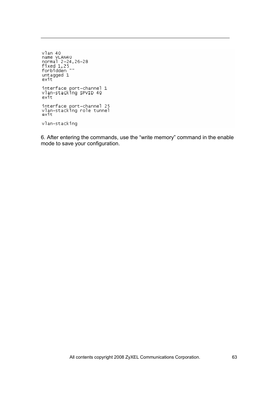 ZyXEL Communications VES-1616 User Manual | Page 64 / 118