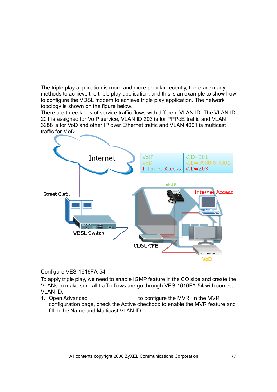 Riple p, Play ap, Pplicat | Tion | ZyXEL Communications VES-1616 User Manual | Page 78 / 118