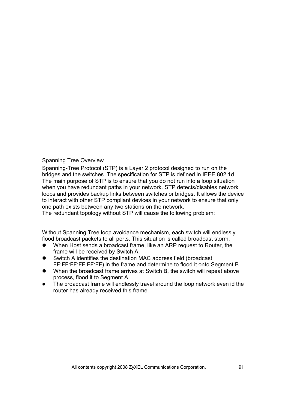 ZyXEL Communications VES-1616 User Manual | Page 92 / 118