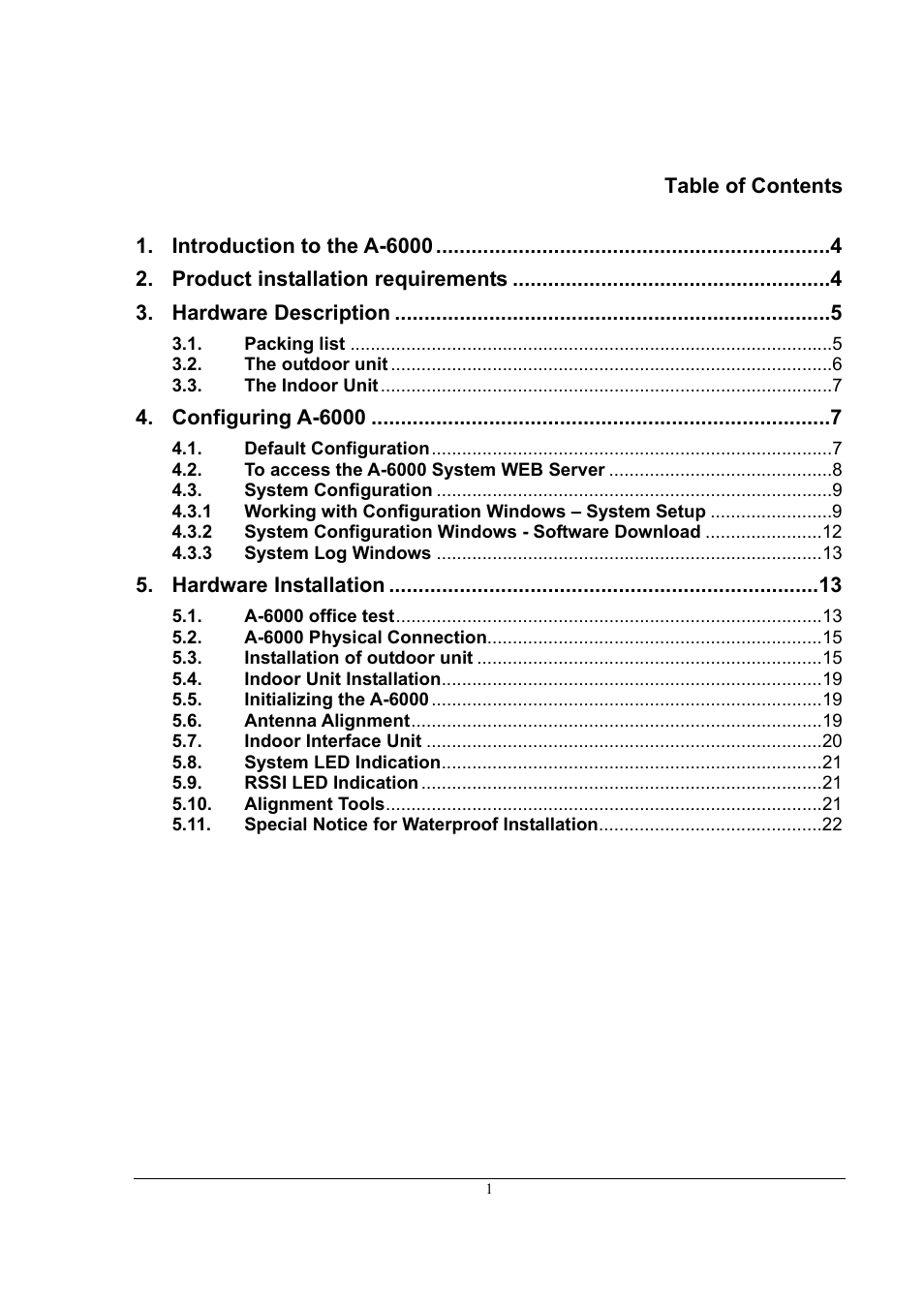 ZyXEL Communications A-6000 User Manual | Page 2 / 23
