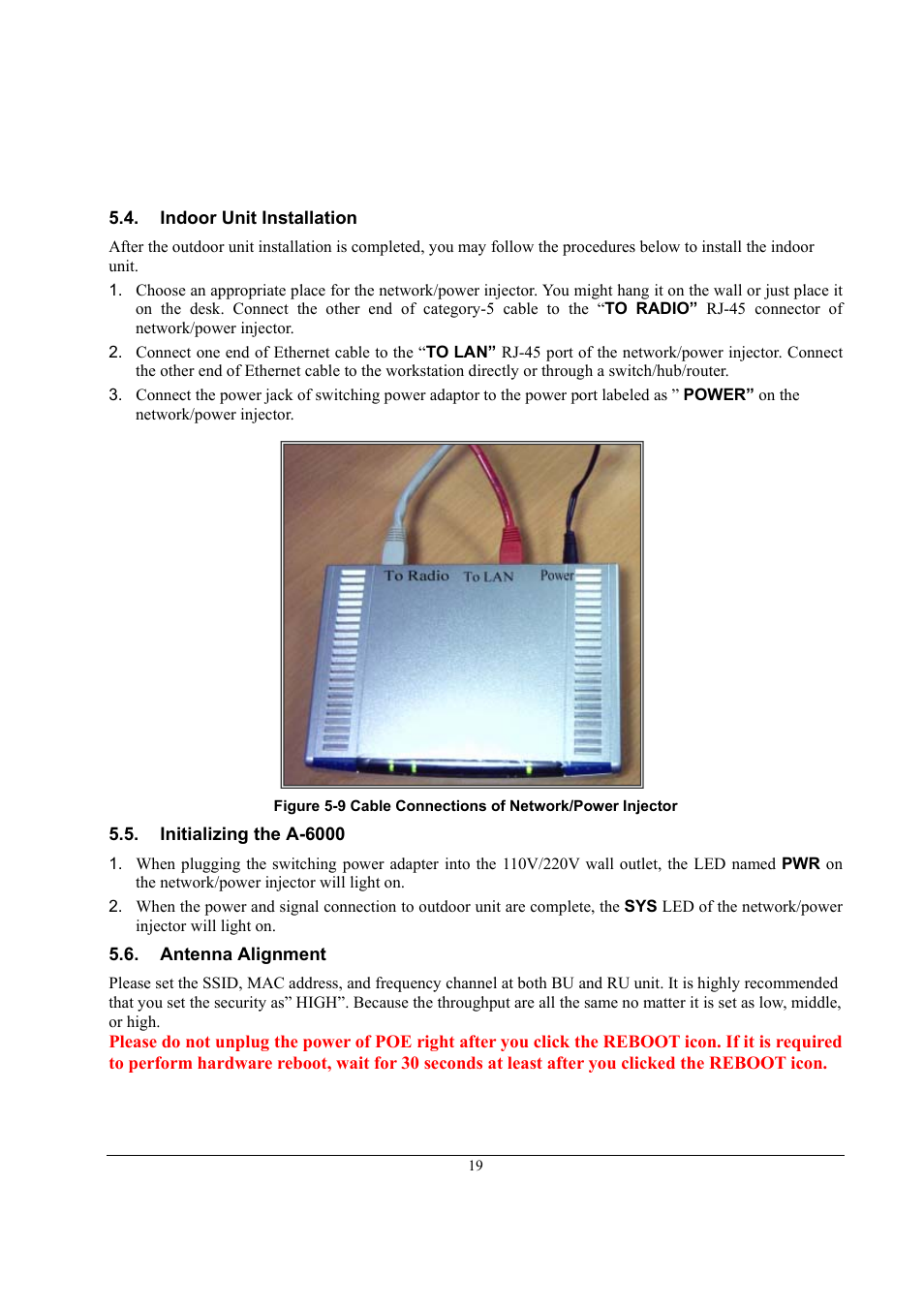 ZyXEL Communications A-6000 User Manual | Page 20 / 23