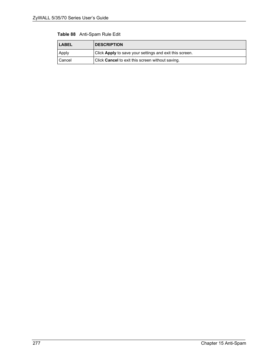 ZyXEL Communications 70 Series User Manual | Page 277 / 807