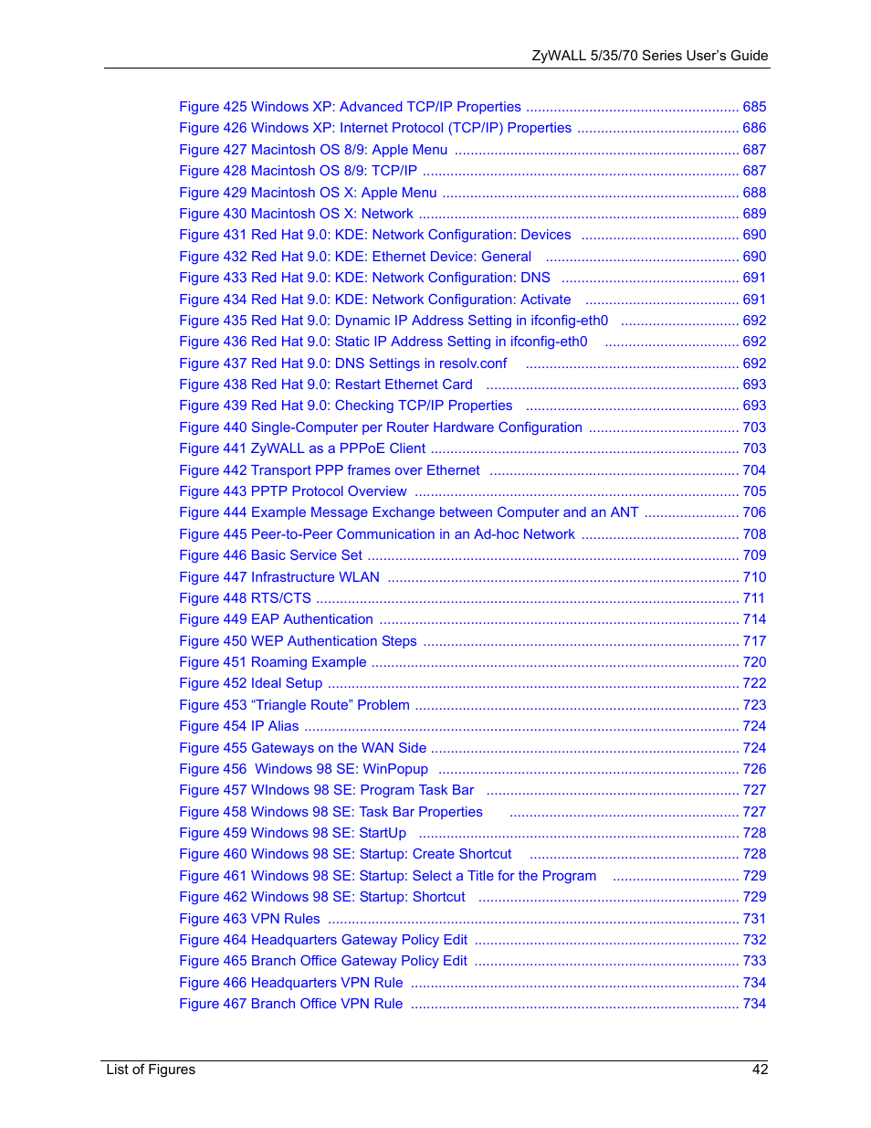 ZyXEL Communications 70 Series User Manual | Page 42 / 807