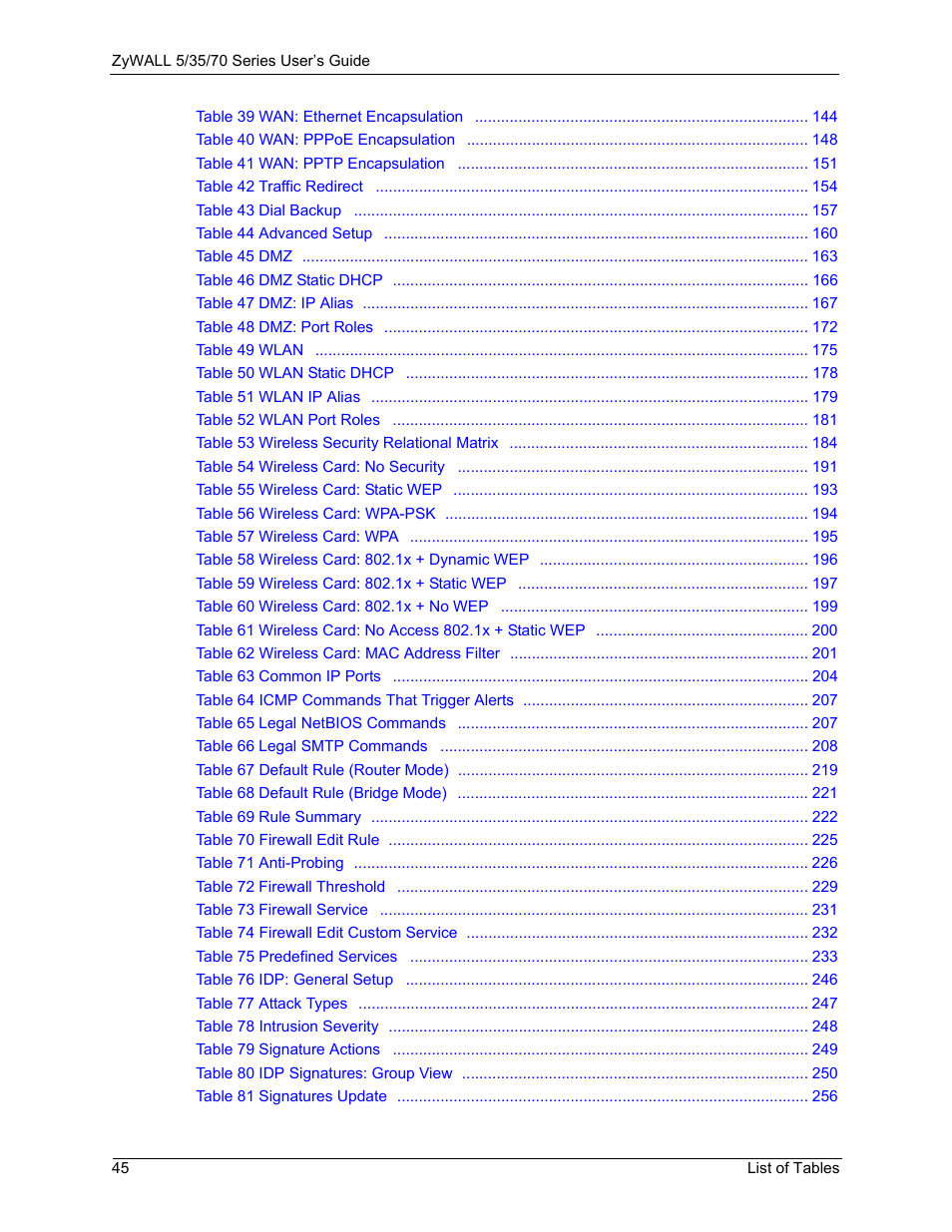ZyXEL Communications 70 Series User Manual | Page 45 / 807