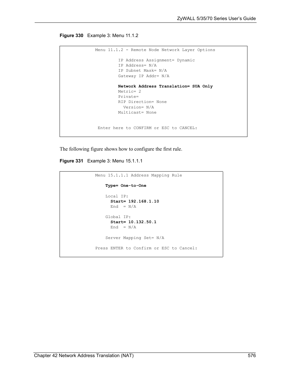 ZyXEL Communications 70 Series User Manual | Page 576 / 807