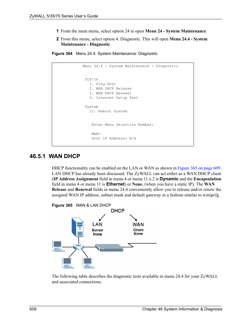 1 wan dhcp | ZyXEL Communications 70 Series User Manual | Page 609 / 807