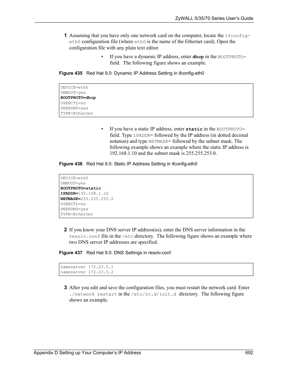 ZyXEL Communications 70 Series User Manual | Page 692 / 807