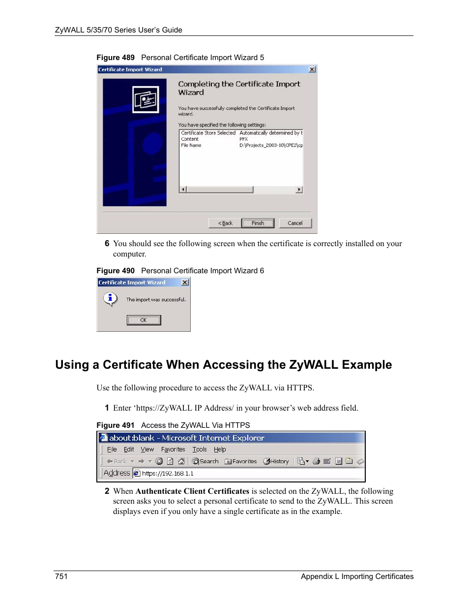 ZyXEL Communications 70 Series User Manual | Page 751 / 807