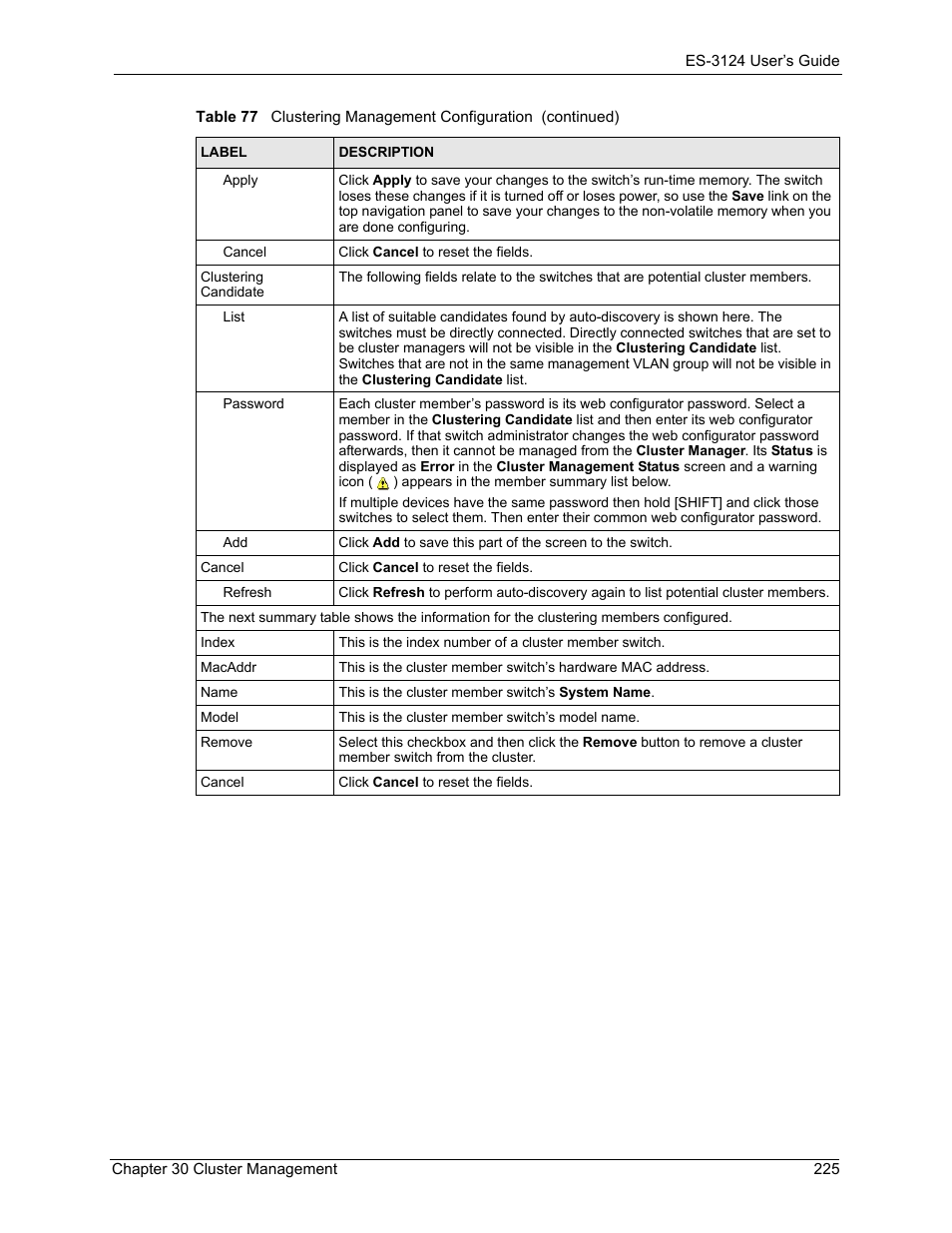 ZyXEL Communications LAYER 3 ES-3124 User Manual | Page 227 / 337