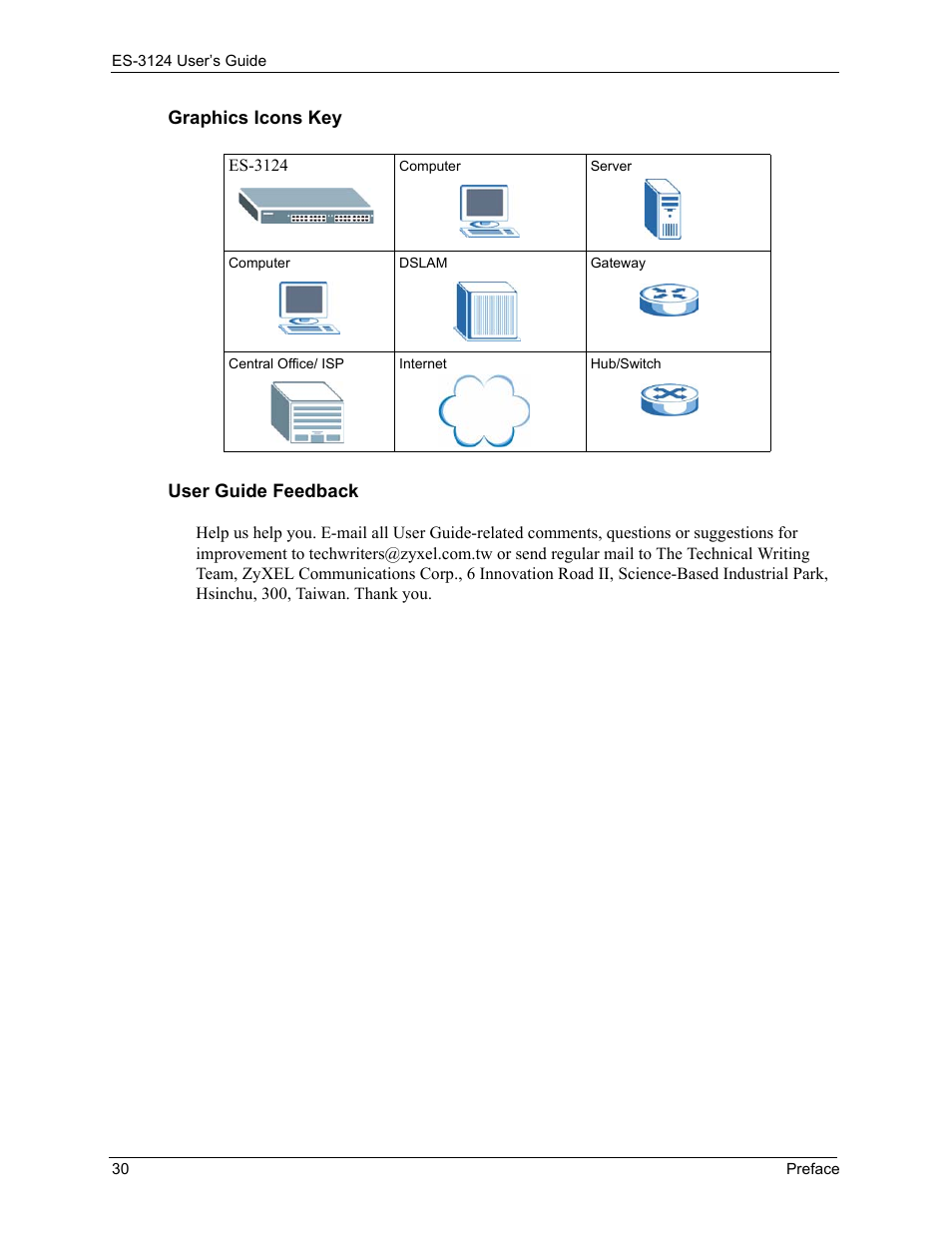 ZyXEL Communications LAYER 3 ES-3124 User Manual | Page 32 / 337