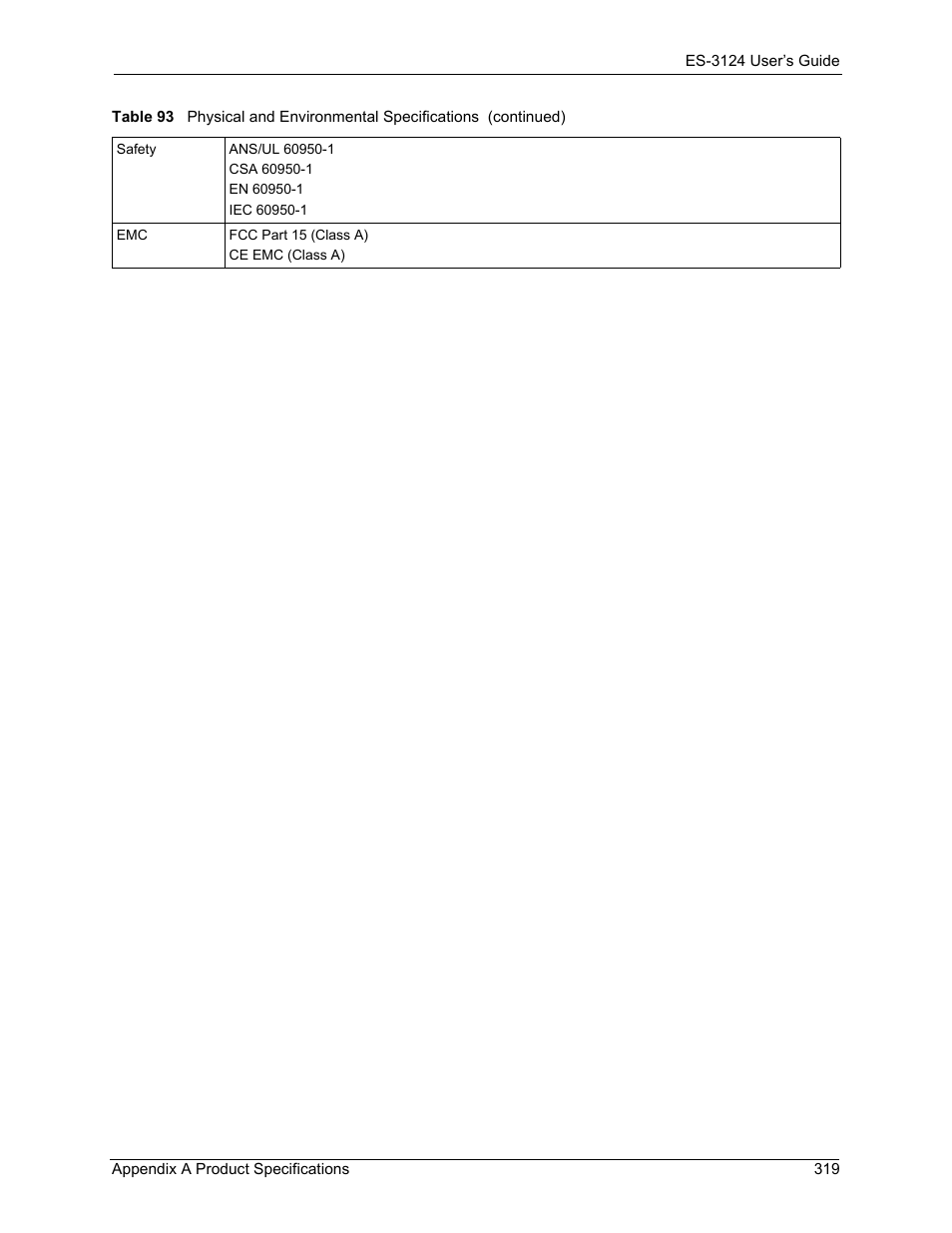 ZyXEL Communications LAYER 3 ES-3124 User Manual | Page 321 / 337