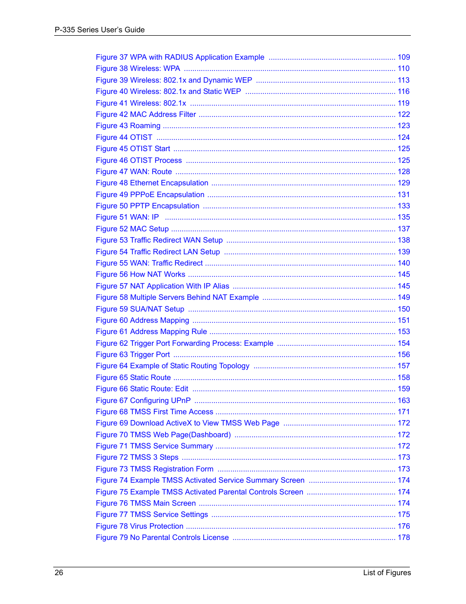 ZyXEL Communications P-335WT User Manual | Page 26 / 509