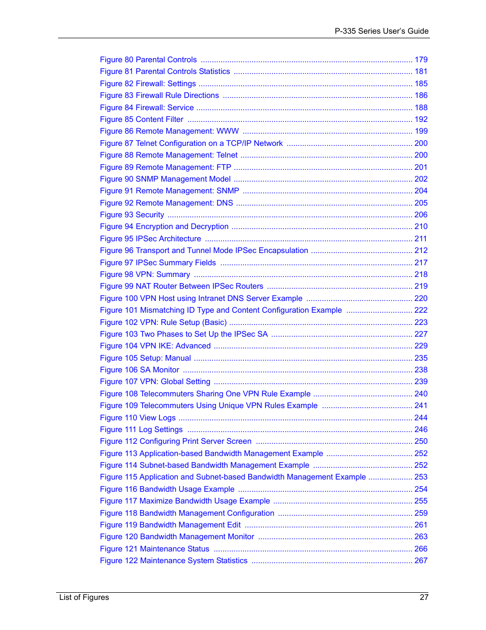 ZyXEL Communications P-335WT User Manual | Page 27 / 509