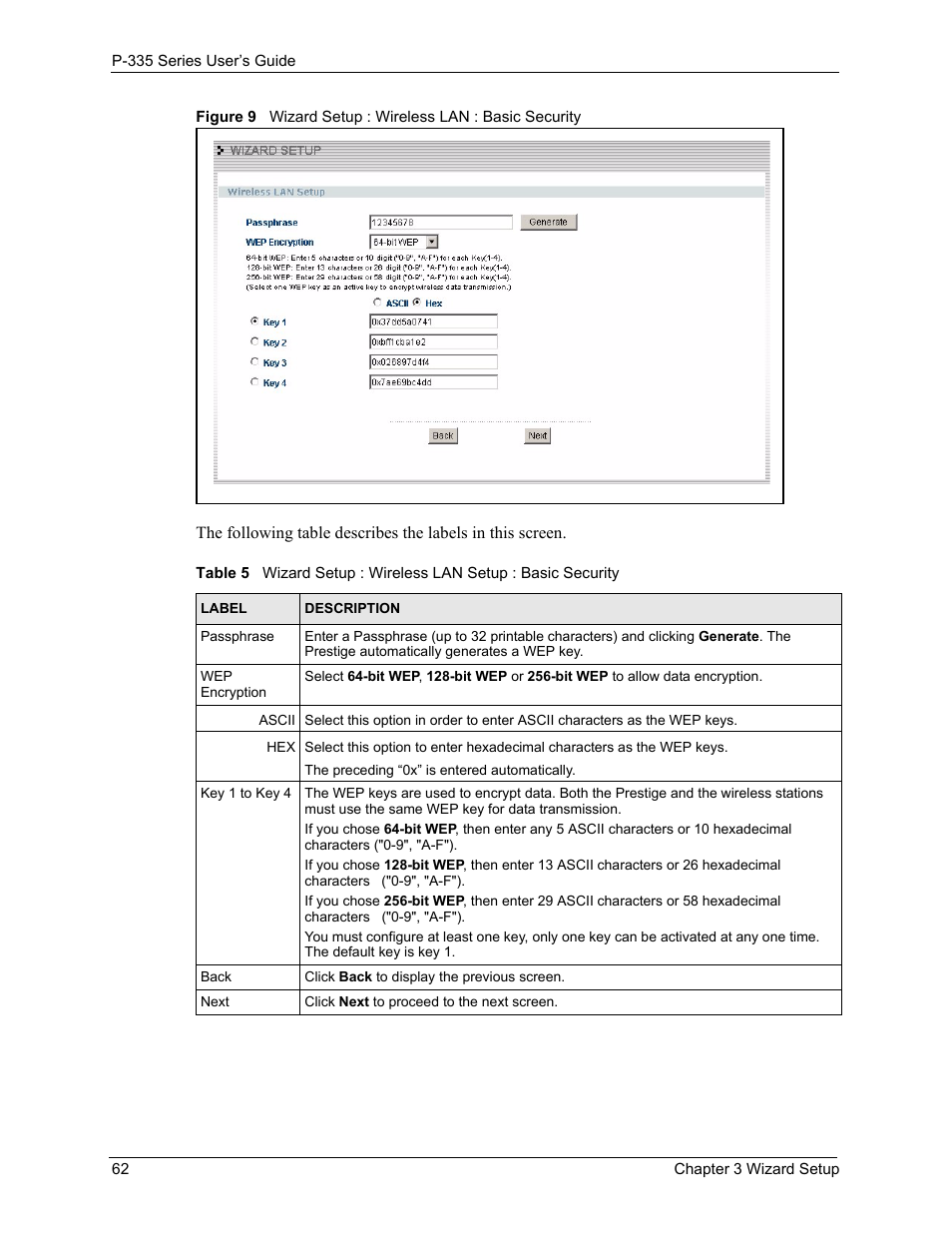 ZyXEL Communications P-335WT User Manual | Page 62 / 509