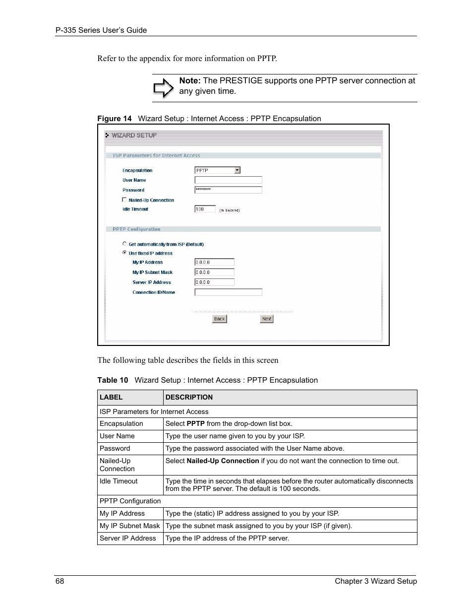 ZyXEL Communications P-335WT User Manual | Page 68 / 509