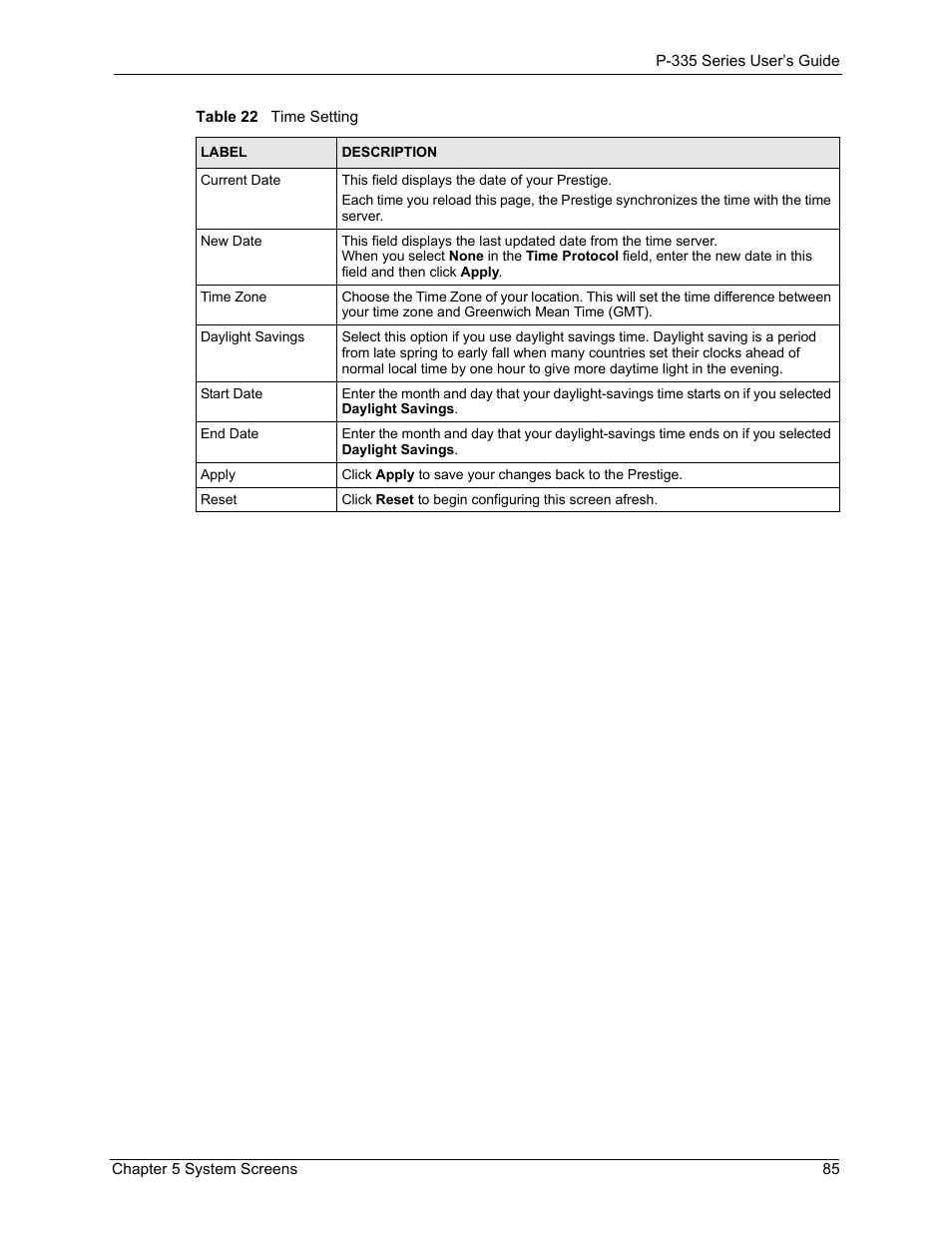 ZyXEL Communications P-335WT User Manual | Page 85 / 509