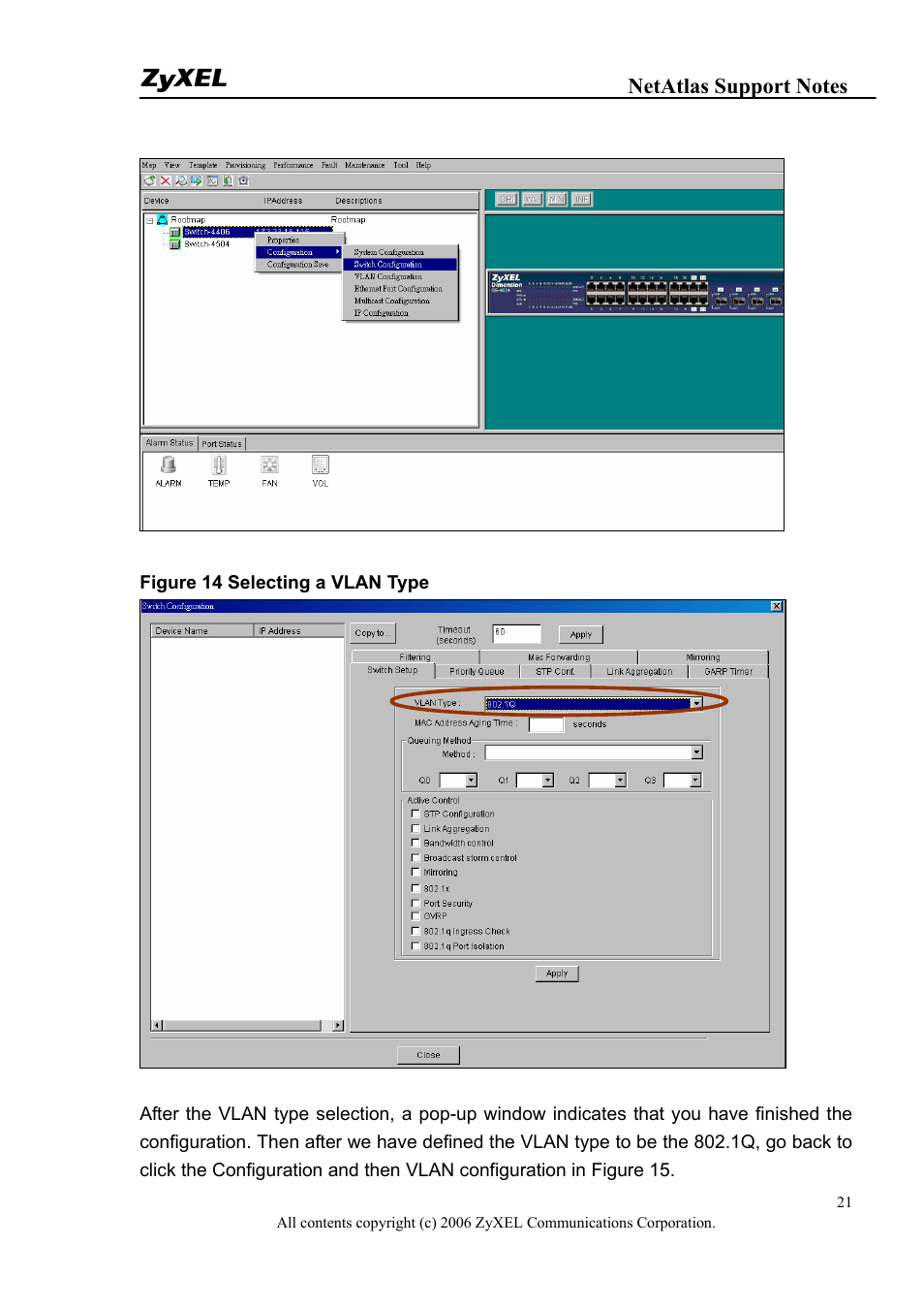 ZyXEL Communications 1 User Manual | Page 21 / 25