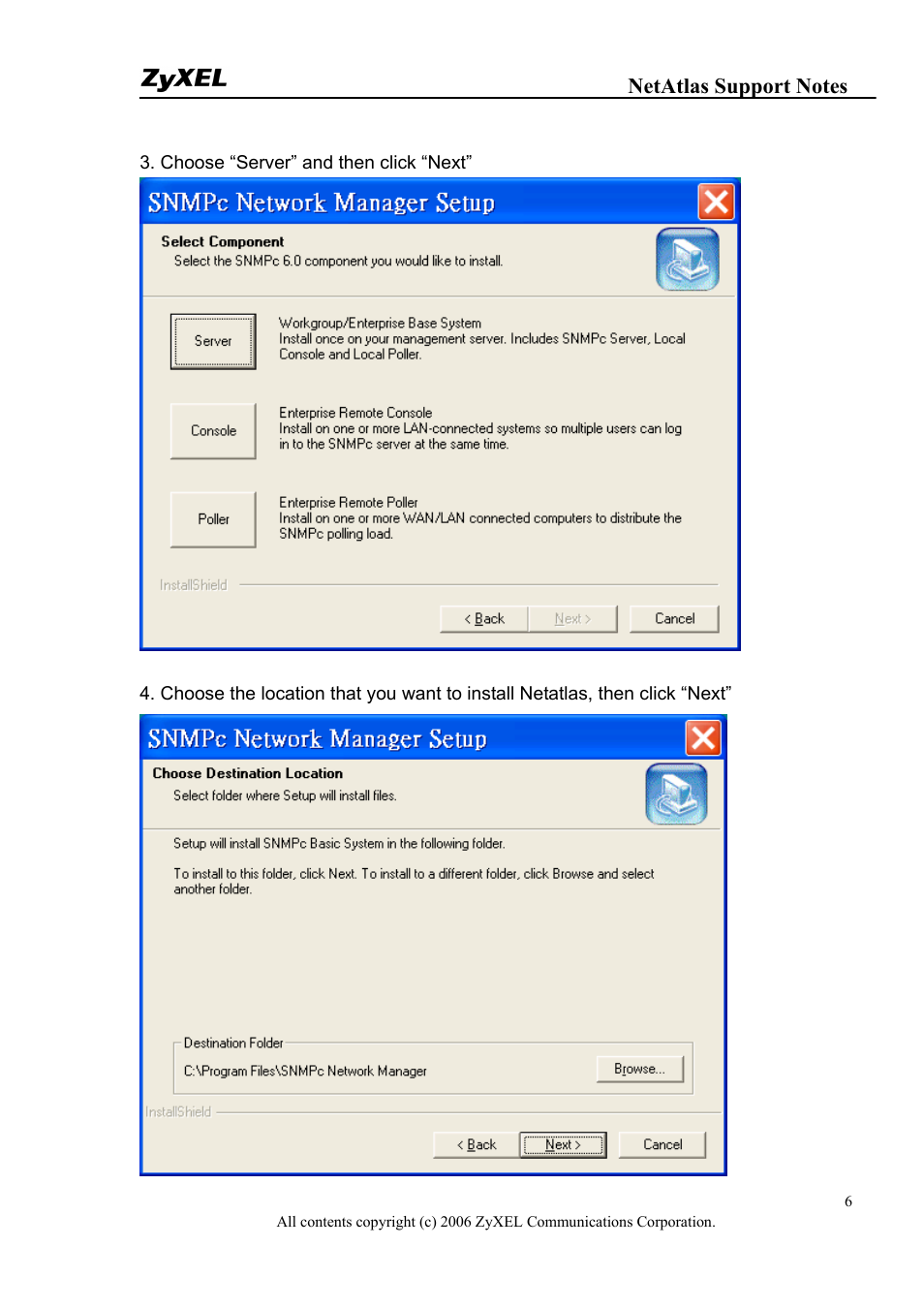 ZyXEL Communications 1 User Manual | Page 6 / 25