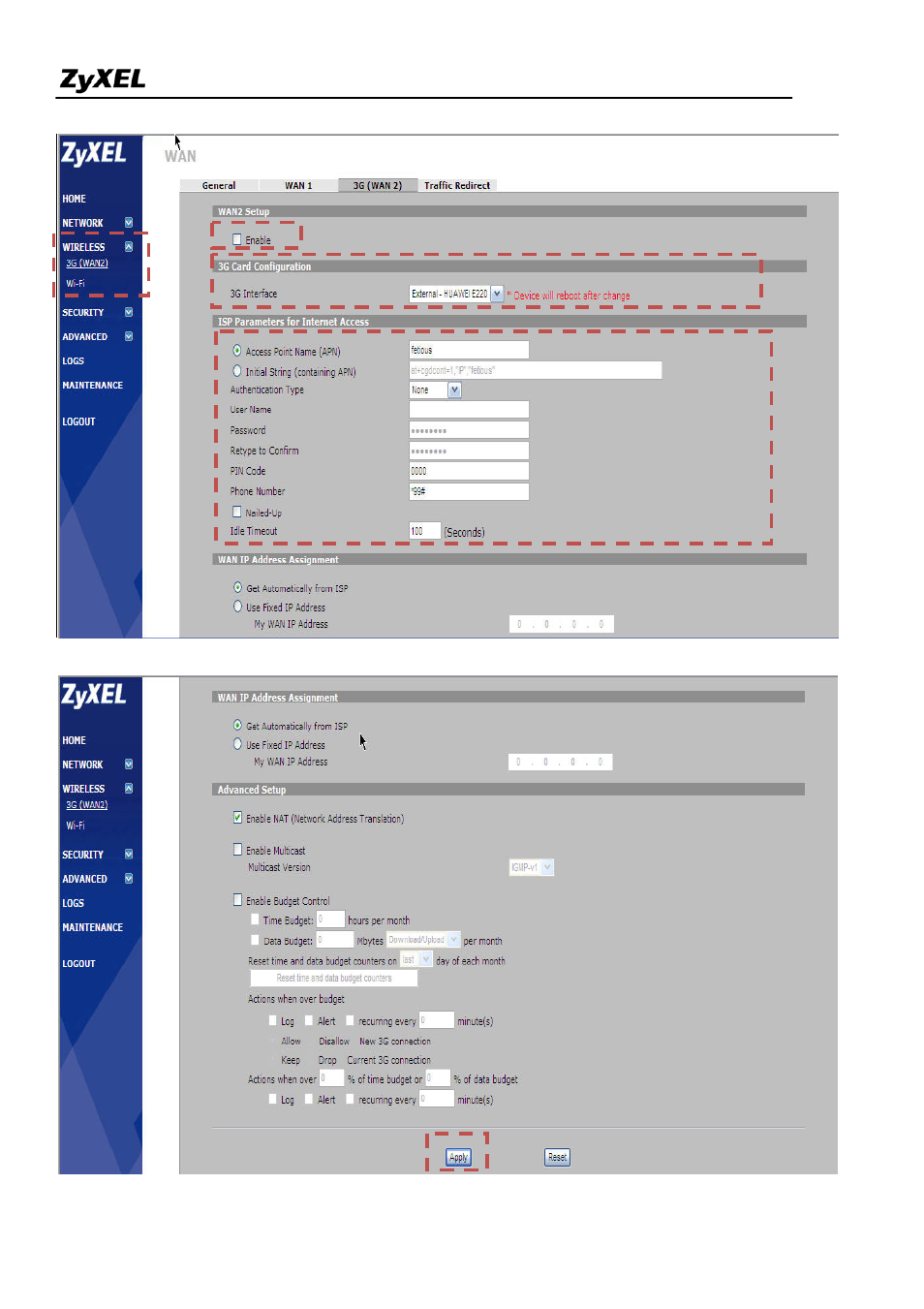 ZyXEL Communications NBG410W3G Series User Manual | Page 11 / 55