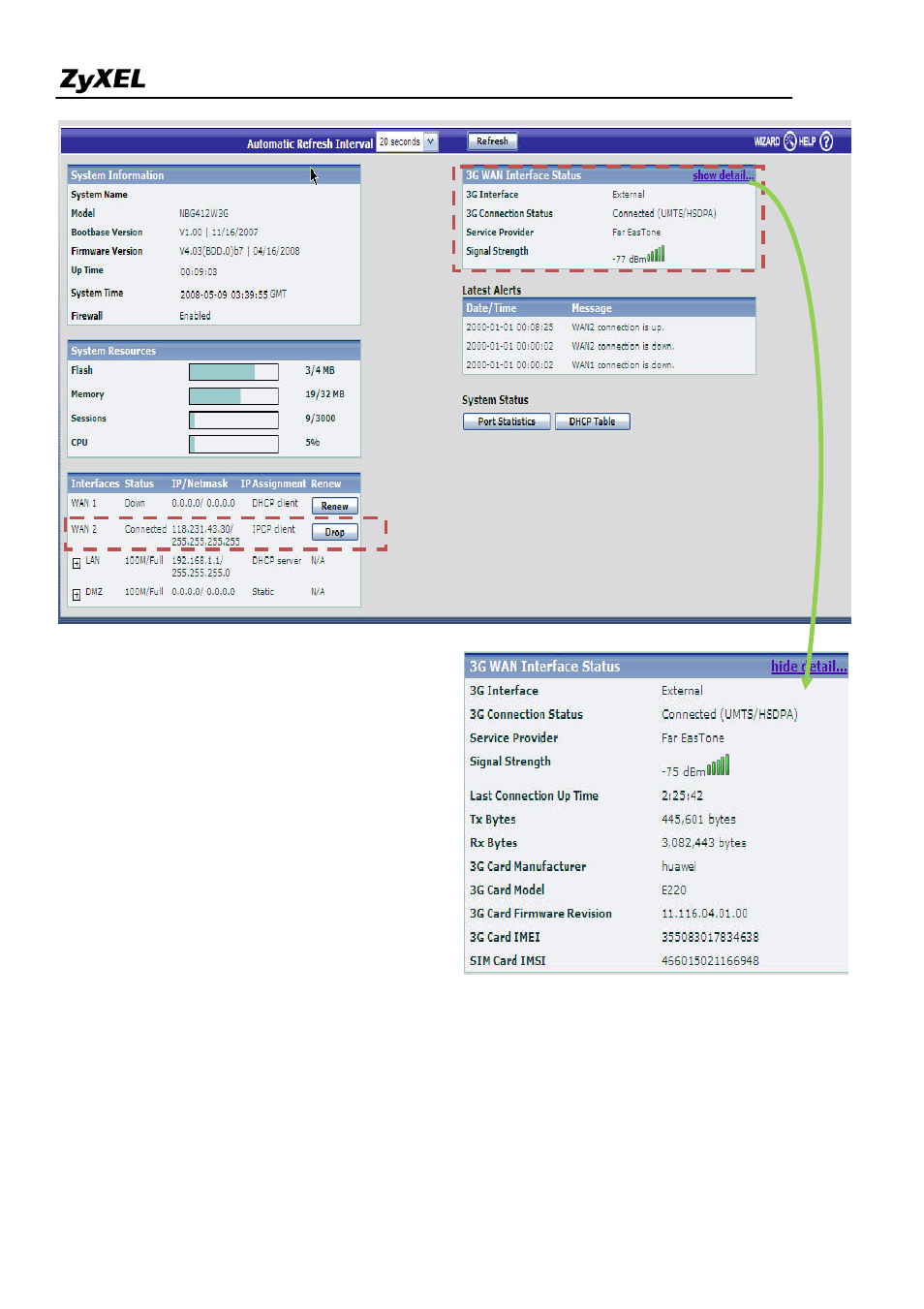 ZyXEL Communications NBG410W3G Series User Manual | Page 13 / 55