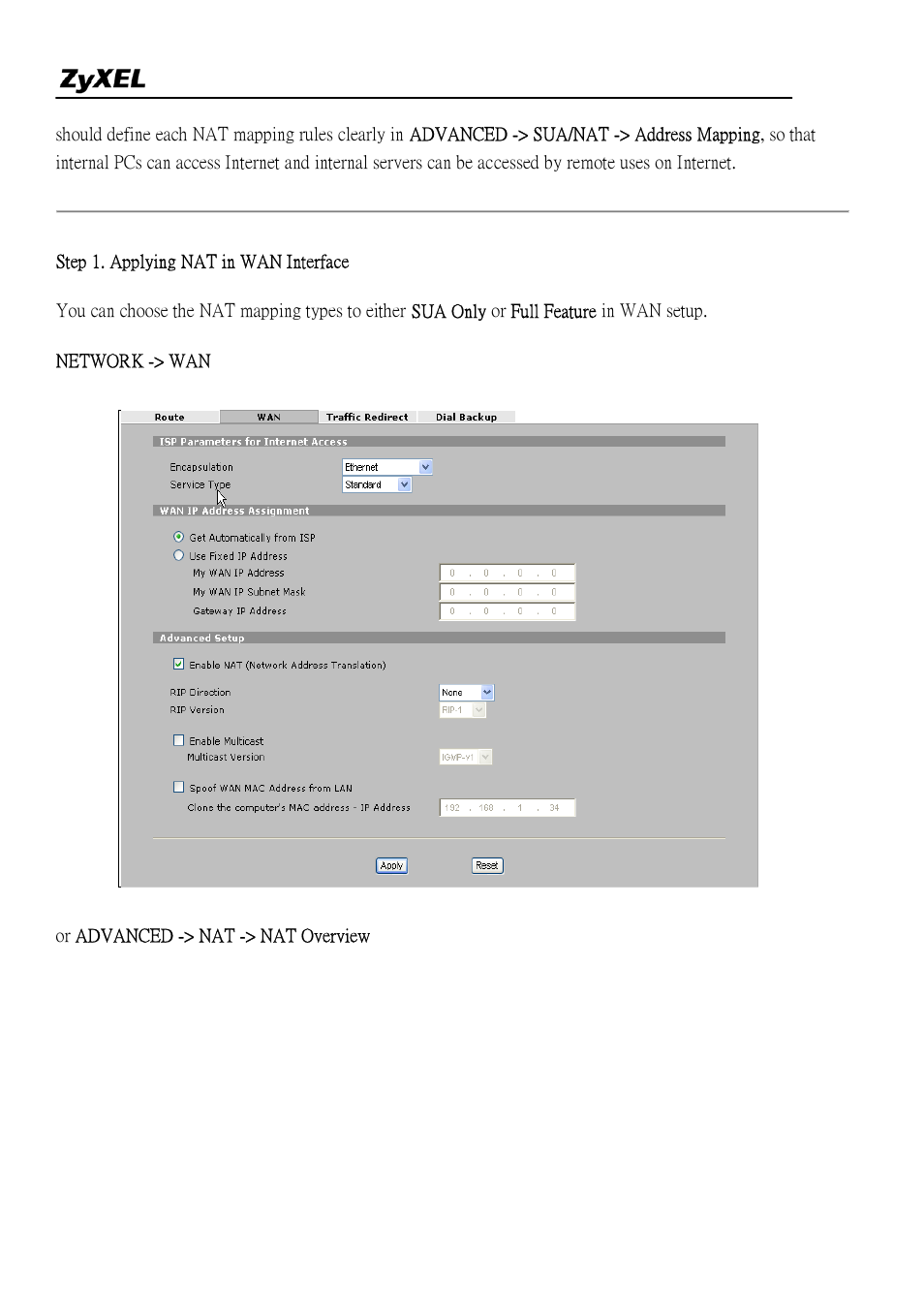 ZyXEL Communications NBG410W3G Series User Manual | Page 35 / 55